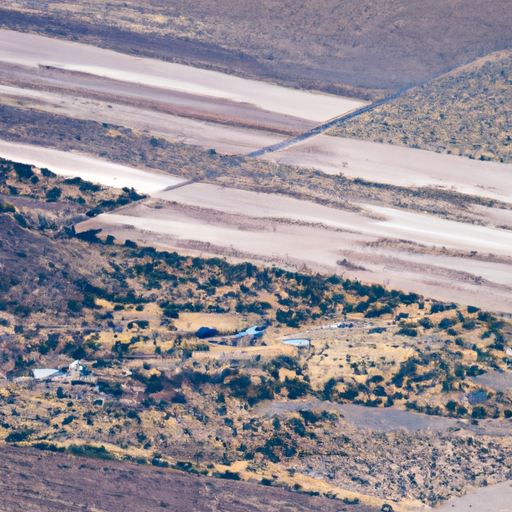 מבט אווירי של נוף מגוון, המדגיש את הגורמים הסביבתיים המגוונים שיכולים להשפיע על ערך הקרקע ועל סחירותם.