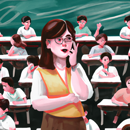 כיתה שוקקת מלאה בתלמידים ומורה בחזית, המייצגת את הביקוש הרב להשכרות כיתות.