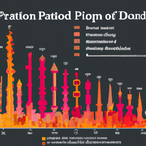 תרשים המשווה צפיפות אוכלוסין ומחירי קרקע בערים שונות