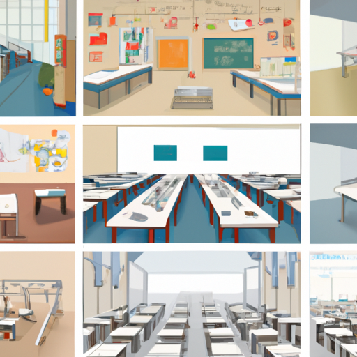 קולאז' של גדלים ופריסות כיתות שונות המציג את ההבדלים ביניהם