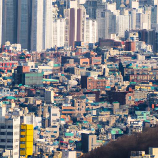 תמונה של עיר עם שילוב של אזורי ייעוד שונים, כולל מגורים, מסחר ותעשייה.