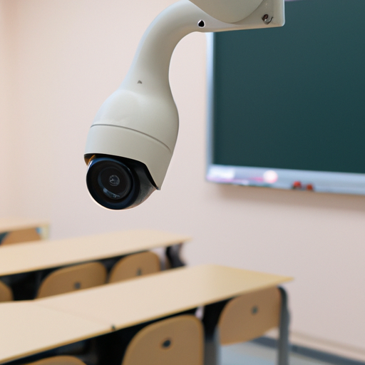 מצלמת אבטחה מותקנת בכיתה שכורה