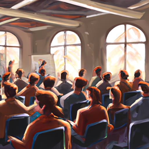 תמונה של כיתה מלאה באנשים המשתתפים בסדנה, המדגימה את החשיבות של התחשבות בקיבולת בעת השכרה.