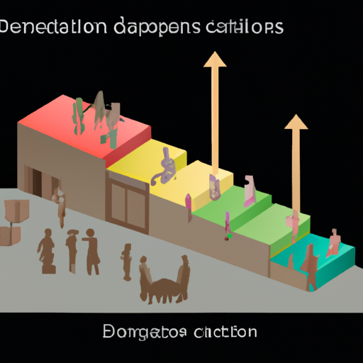 גרפיקה הממחישה את הקשר בין דמוגרפיה לביקוש במחסנים