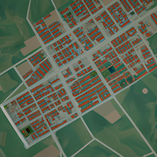 מבט אווירי של מגרש גדול המייצג את הפוטנציאל להשקעות קרקע שונות