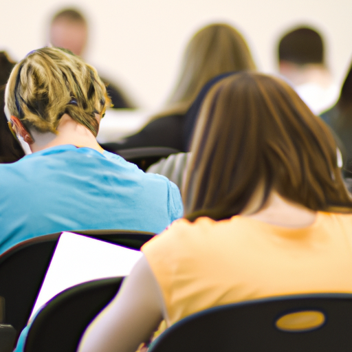 תמונה של כיתה מודרנית מלאה בסטודנטים, המציגה את הביקוש להשכרות כיתות.