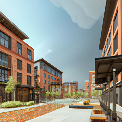 קהילה שוקקת עם שימושים מעורבים, המציגה שטחי מסחר, משרדים ומגורים