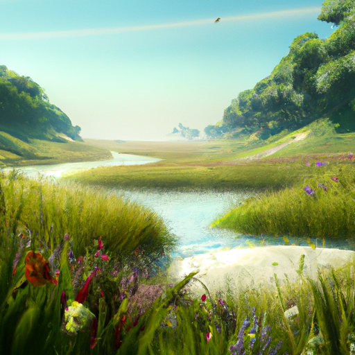 אזור ביצה משוחזר, הממחיש את הפוטנציאל לשימור סביבתי