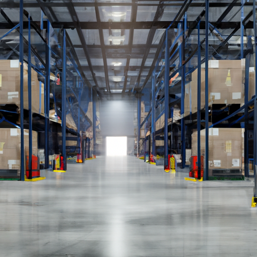 סקירה של מתקן מחסן מטופח ומנוהל.