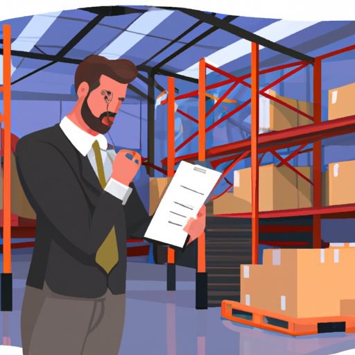 1. תמונה המציגה בעל עסק שוקל הסכם שכירות מחסן.