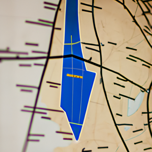 תמונה של מפת ישראל עם מיקומי מחסנים שונים