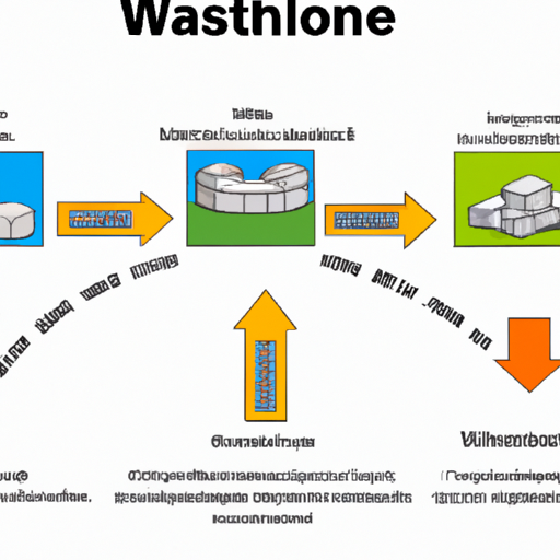3. תמונת תרשים זרימה הממחישה את השלבים למעבר ממחסן מסורתי למחסן חכם.
