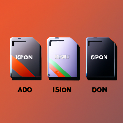 1. המחשה של כונני SSD שונים המייצגים את האימוץ ההולך וגובר שלהם